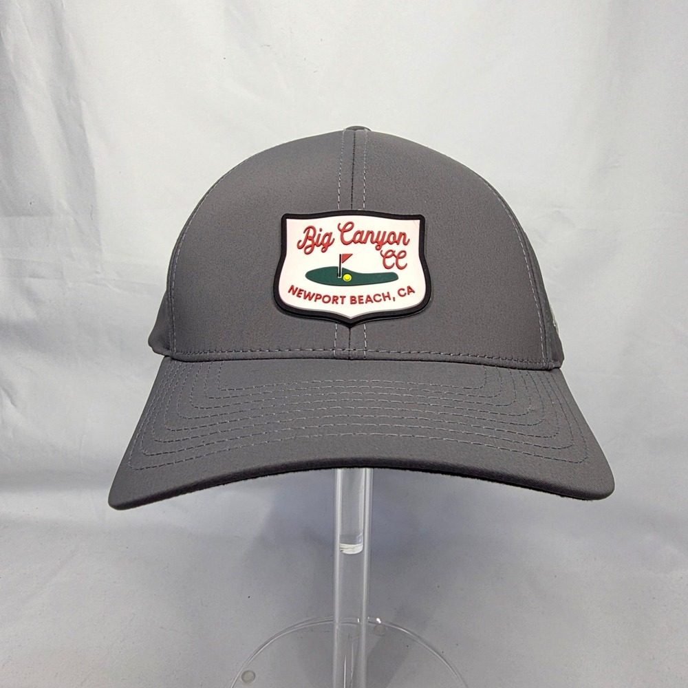Branded Bills Hat Mens OS Gray Big Canyon CC Newport Beach Golf Performance Cap